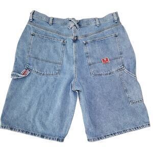 Tommy Hilfiger Men's Vintage Red Label Carpenter Fit Denim Shorts 38 Wide Leg